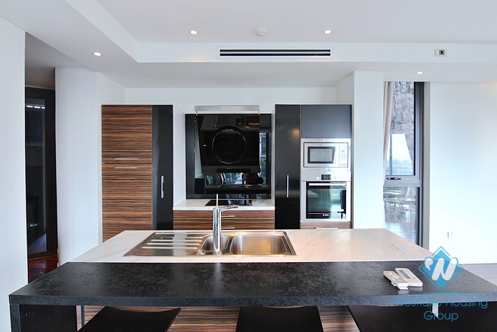 Quality apartment with nice design for rent in Xuan Dieu st, Quang An ward, Tay Ho